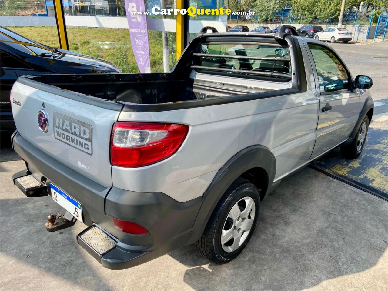 FIAT   STRADA WORKING HARD 1.4 FIRE FLEX 8V CE   PRATA 2018 1.4 FLEX - Loja