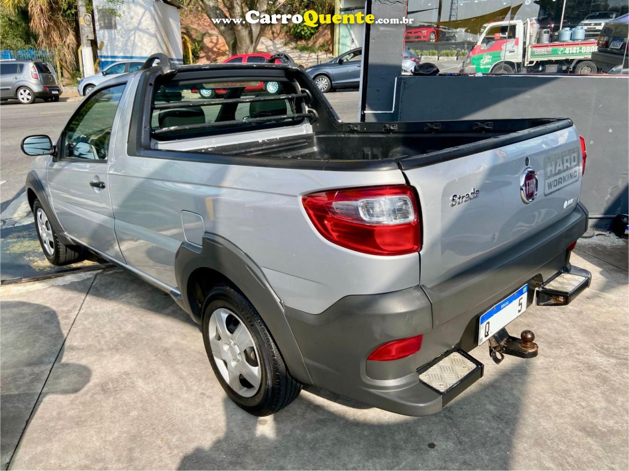 FIAT   STRADA WORKING HARD 1.4 FIRE FLEX 8V CE   PRATA 2018 1.4 FLEX - Loja