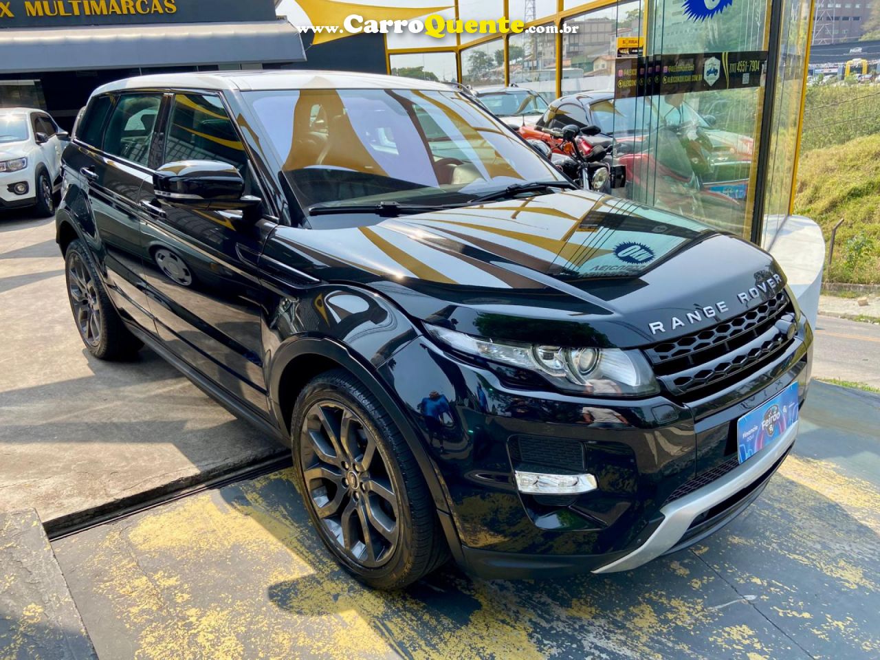 LAND ROVER   RANGE R.EVOQUE DYNAMIC TECH 2.0 AUT 5P   PRETO 2013 2.0 GASOLINA - Loja