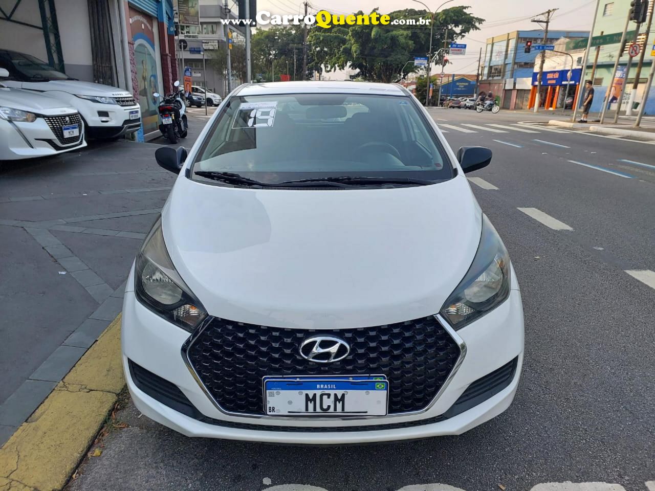 HYUNDAI   HB20 UNIQUE 1.0 FLEX 12V MEC.   BRANCO 2019 1.0 FLEX - Loja