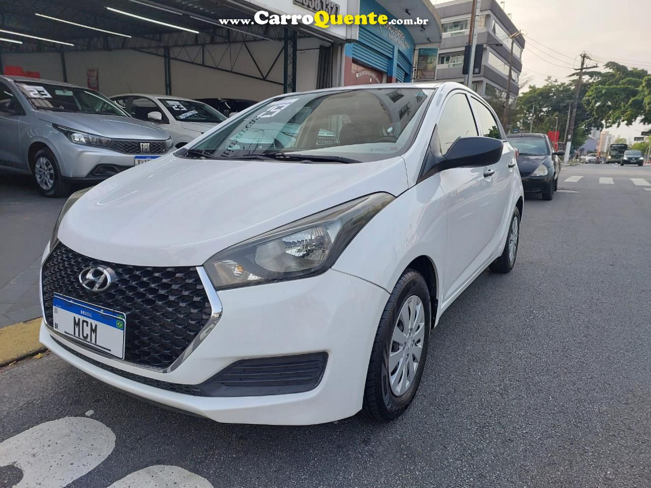 HYUNDAI   HB20 UNIQUE 1.0 FLEX 12V MEC.   BRANCO 2019 1.0 FLEX - Loja