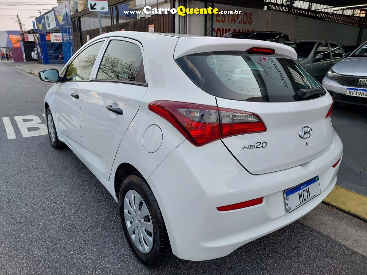 HYUNDAI   HB20 UNIQUE 1.0 FLEX 12V MEC.   BRANCO 2019 1.0 FLEX - Loja