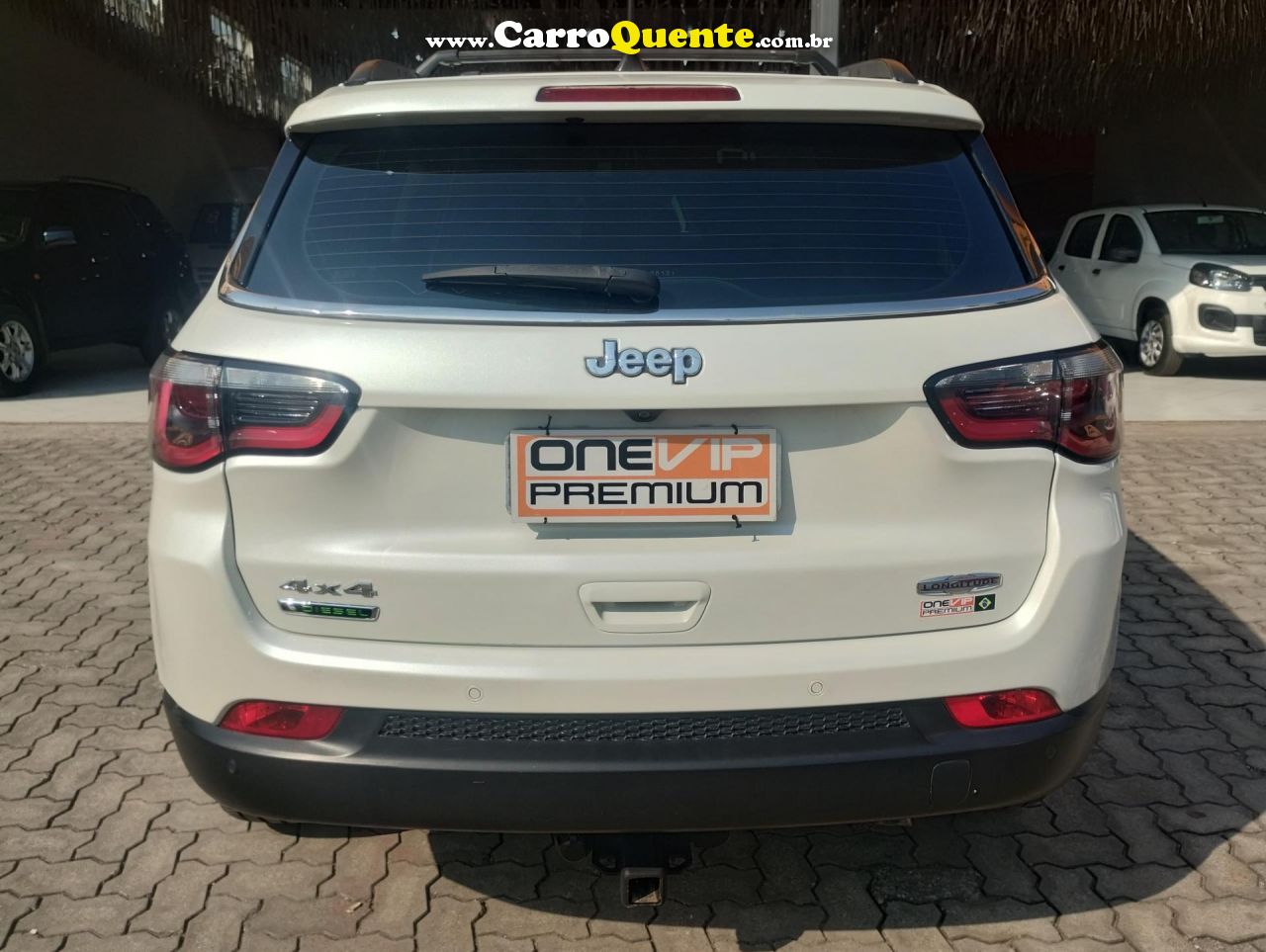 JEEP   COMPASS LONGITUDE 2.0 4X2 FLEX 16V AUT.   BRANCO 2018 2.0 FLEX - Loja