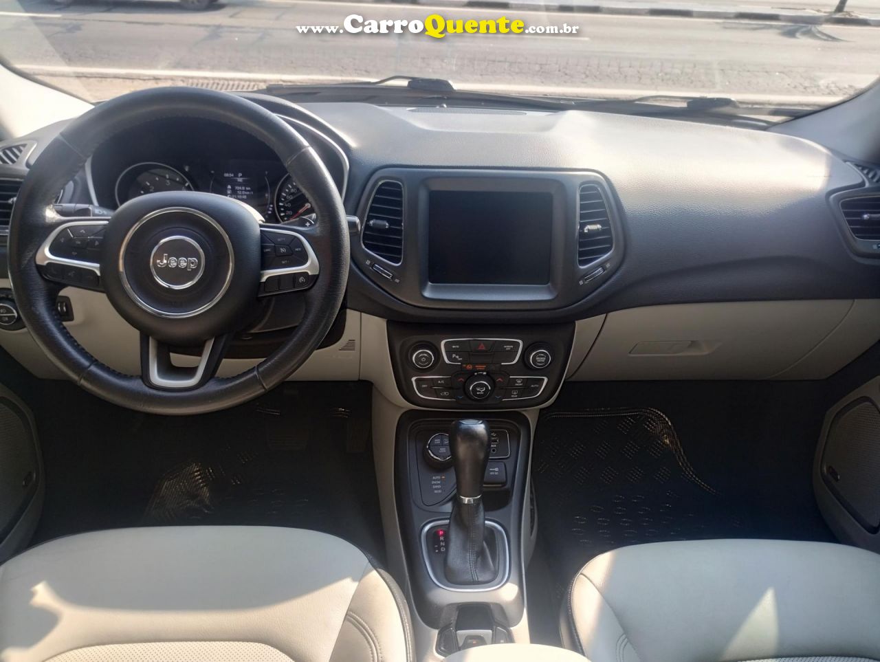 JEEP   COMPASS LONGITUDE 2.0 4X2 FLEX 16V AUT.   BRANCO 2018 2.0 FLEX - Loja