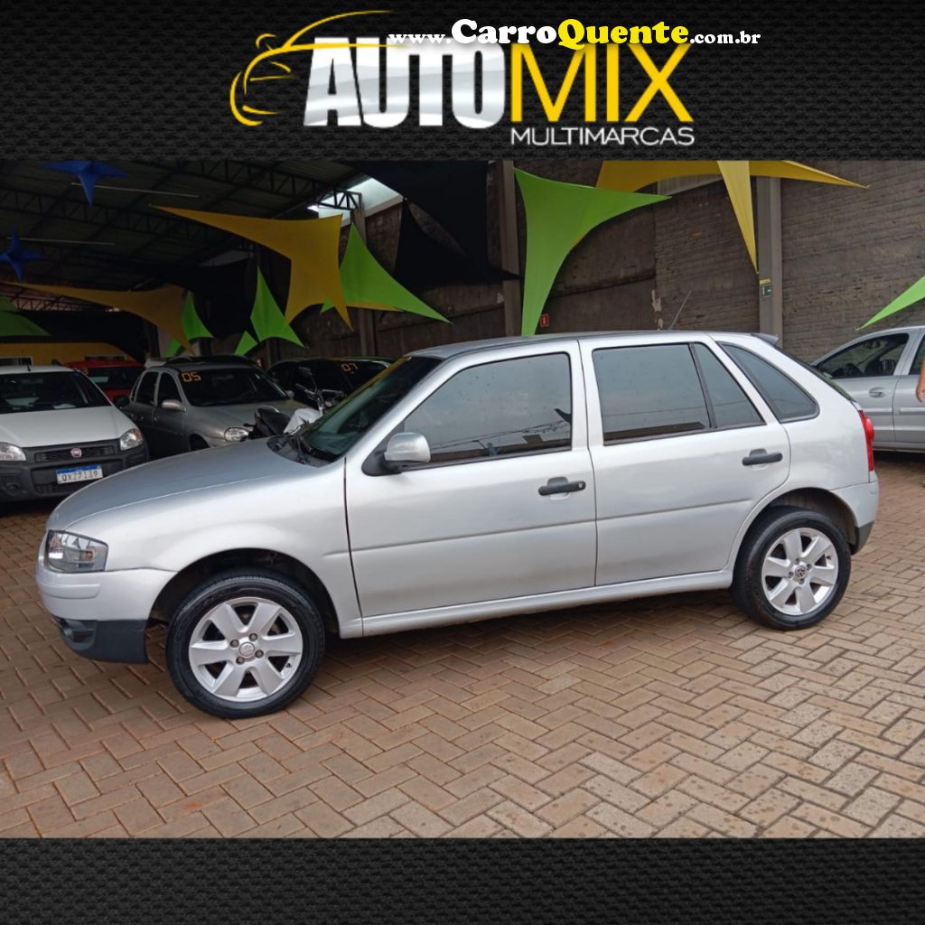 VOLKSWAGEN   GOL CITY (TREND)TITAN 1.0 T. FLEX 8V 4P   PRATA 2008 1.0 FLEX - Loja