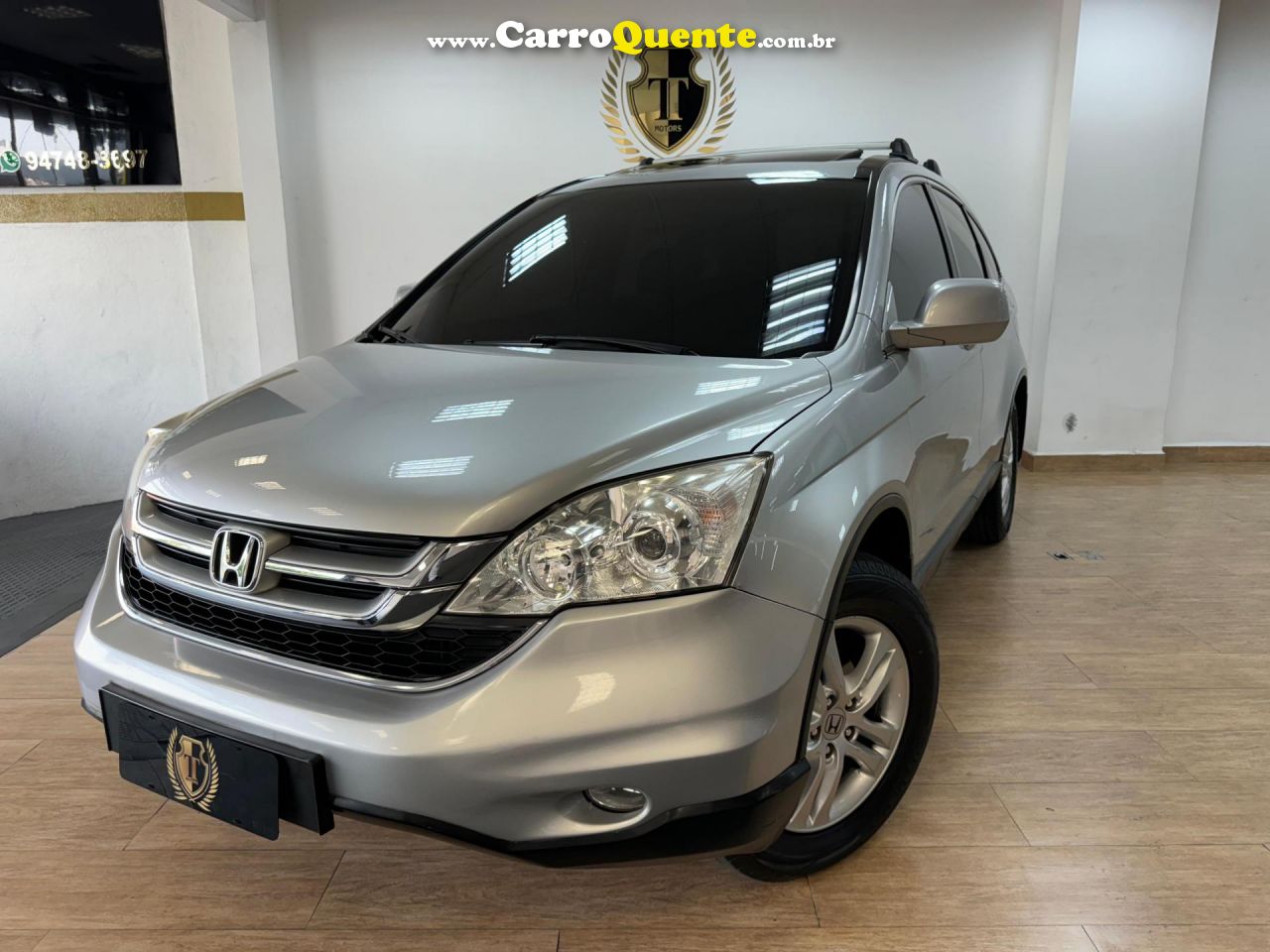 HONDA   CR-V EXL 2.0 16V 4WD2.0 FLEXONE AUT.   PRATA 2011 2.0 GASOLINA - Loja