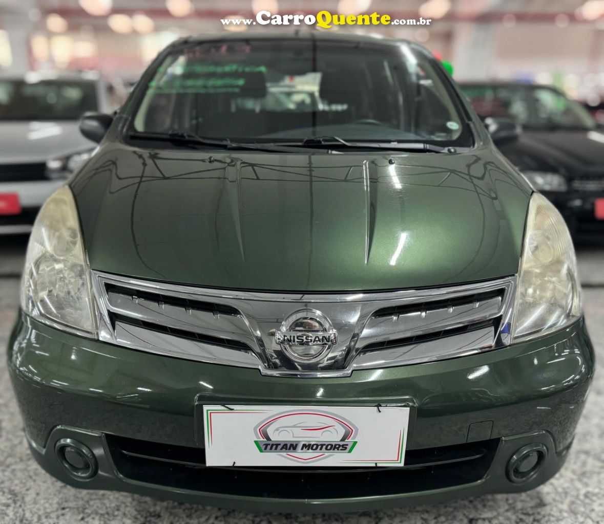 NISSAN   LIVINA S 1.8 16V FLEX FUEL AUT.   VERDE 2013 1.8 FLEX - Loja