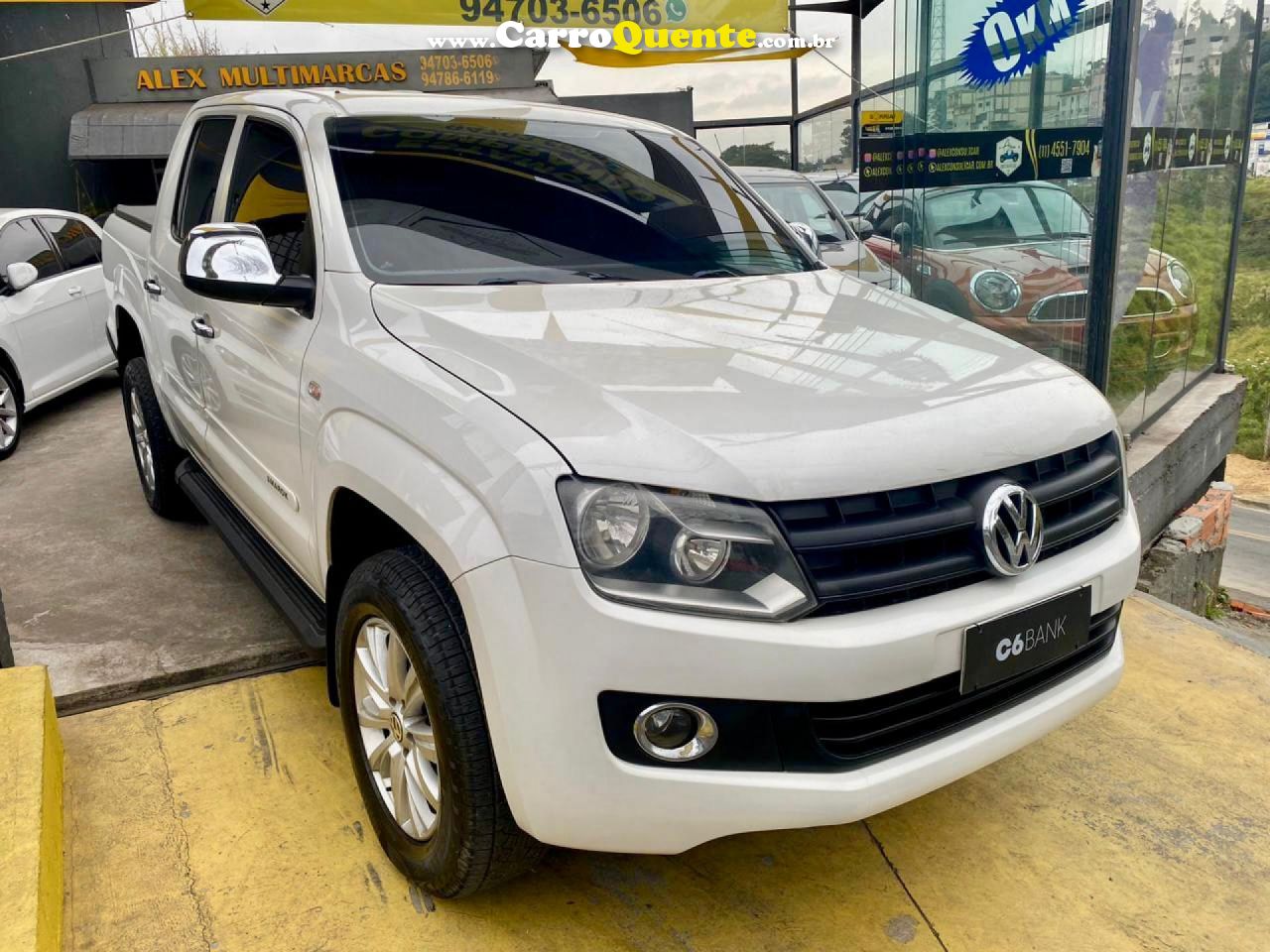 VOLKSWAGEN   AMAROK CD2.0 16VS CD2.0 16V TDI 4X4 DIE   BRANCO 2012 2.0 GASOLINA - Loja