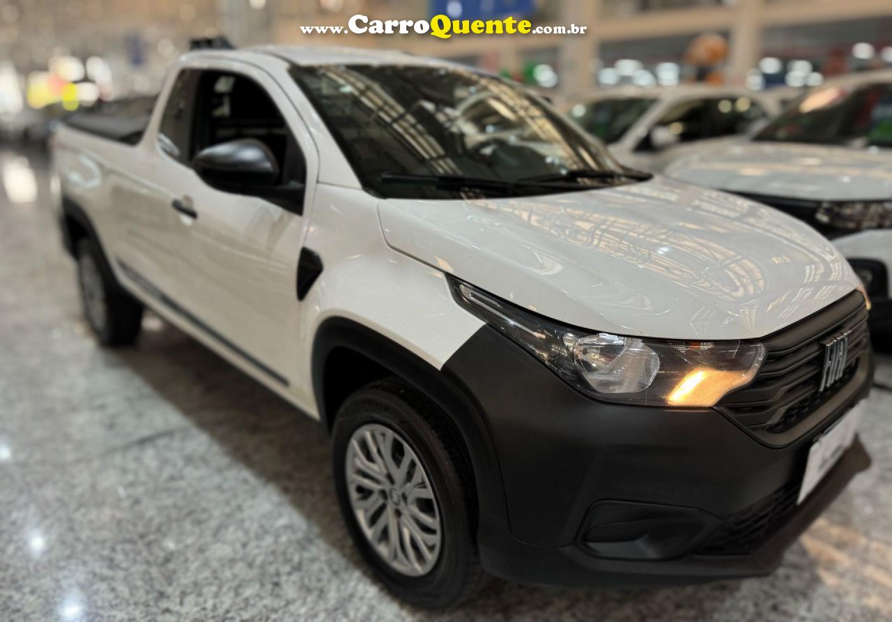 FIAT   STRADA ENDURANCE 1.4 FLEX 8V CS PLUS   BRANCO 2021 1.4 FLEX - Loja