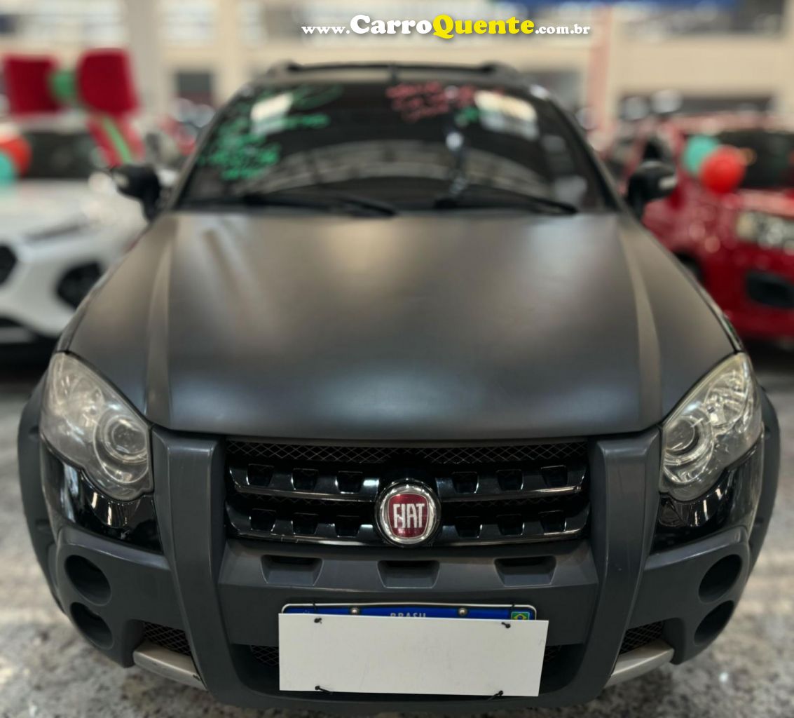 FIAT   STRADA ADVENTURE 1.8 1.8 LOCKER FLEX CE   PRETO 2010 1.8 FLEX - Loja