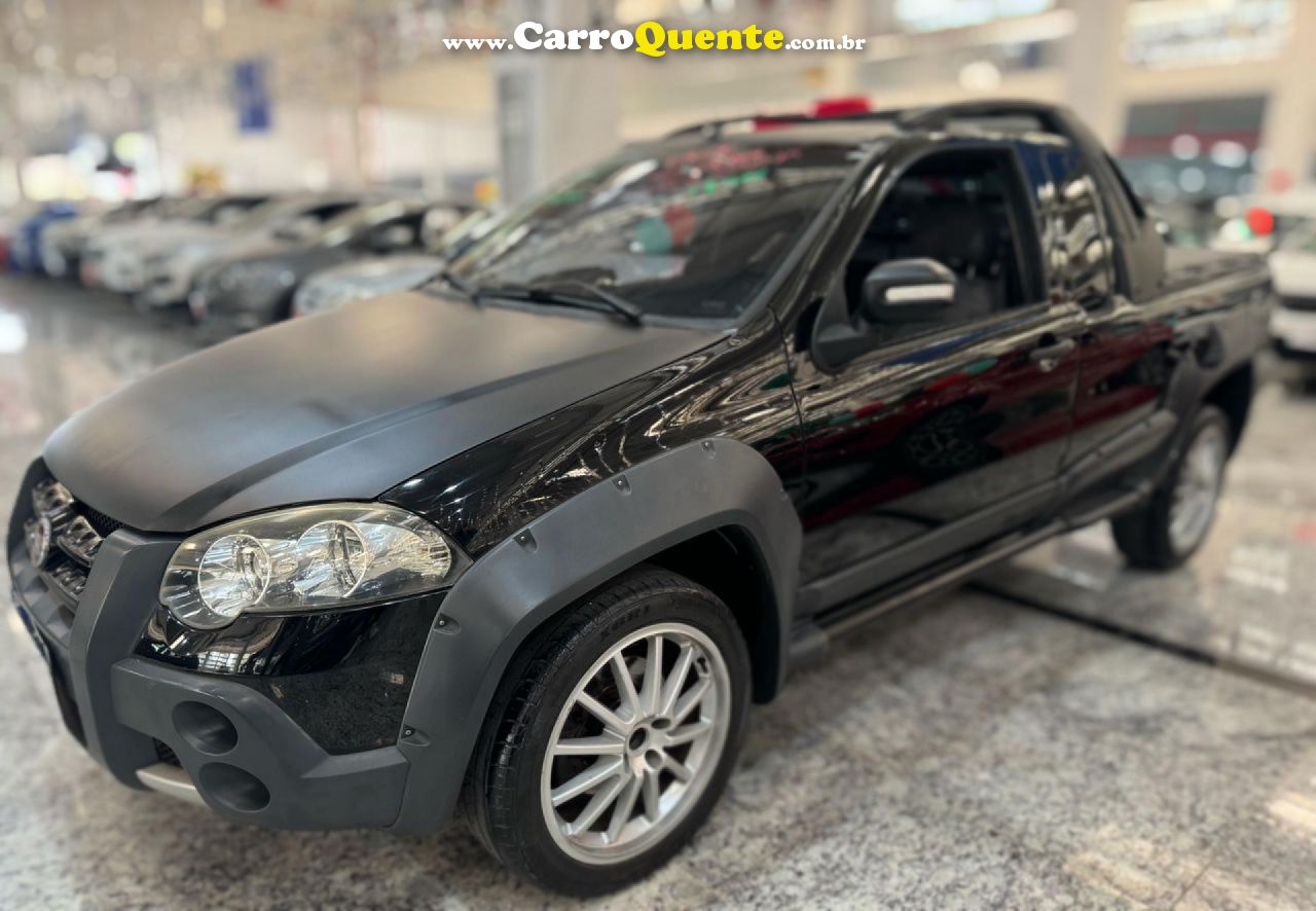 FIAT   STRADA ADVENTURE 1.8 1.8 LOCKER FLEX CE   PRETO 2010 1.8 FLEX - Loja