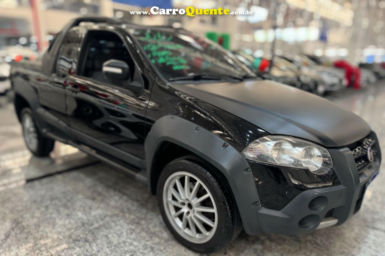 FIAT   STRADA ADVENTURE 1.8 1.8 LOCKER FLEX CE   PRETO 2010 1.8 FLEX - Loja