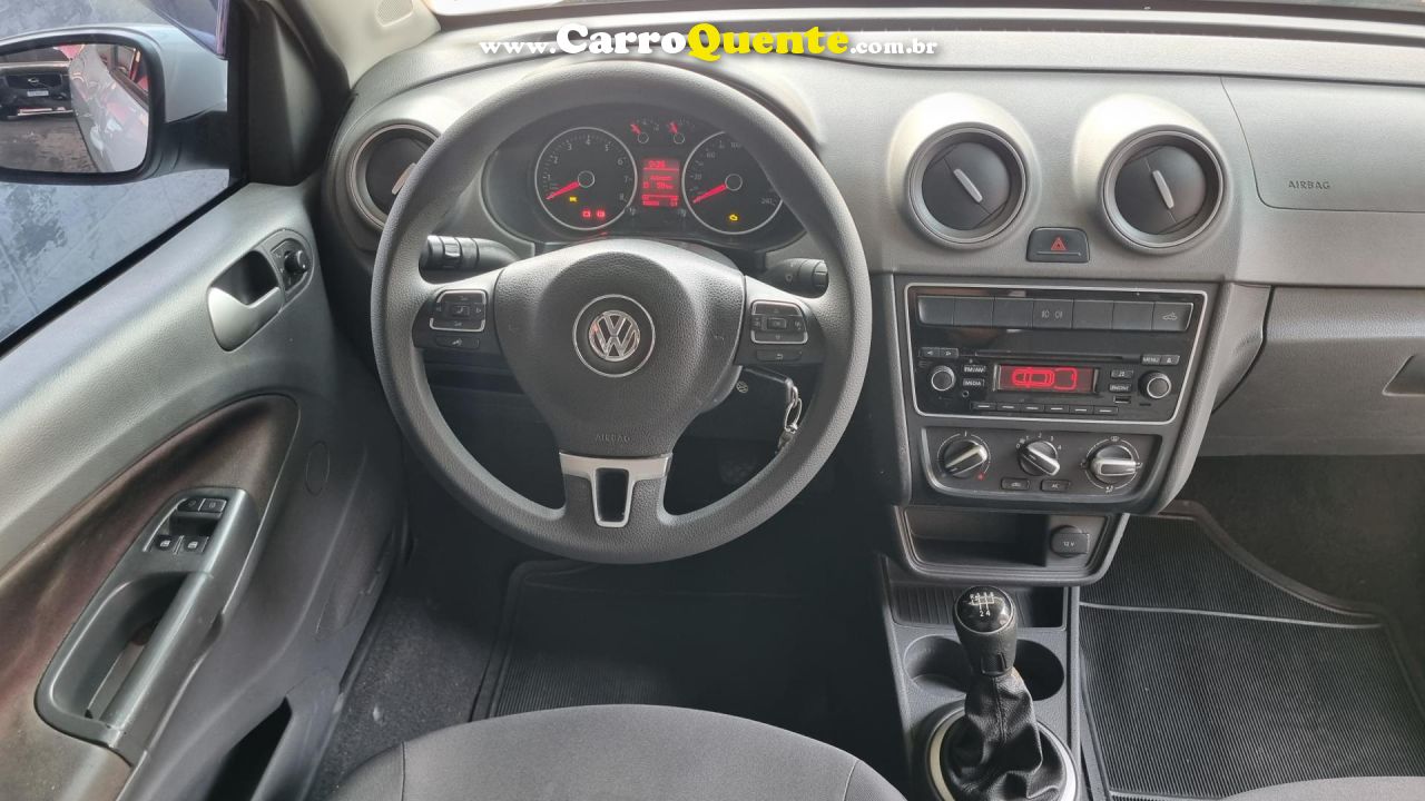 VOLKSWAGEN   SAVEIRO HIGHLINE 1.6 T. FLEX 8V CD   BRANCO 2015 1.6 FLEX - Loja