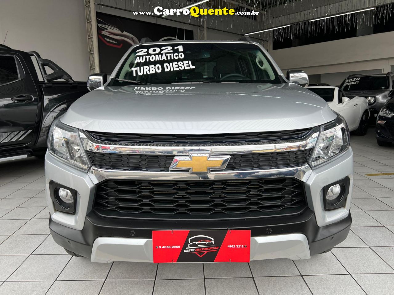 CHEVROLET   S10 PICK-UP LTZ 2.8 TDI 4X4 CD DIES.AUT   PRATA 2021 2.8 GASOLINA - Loja