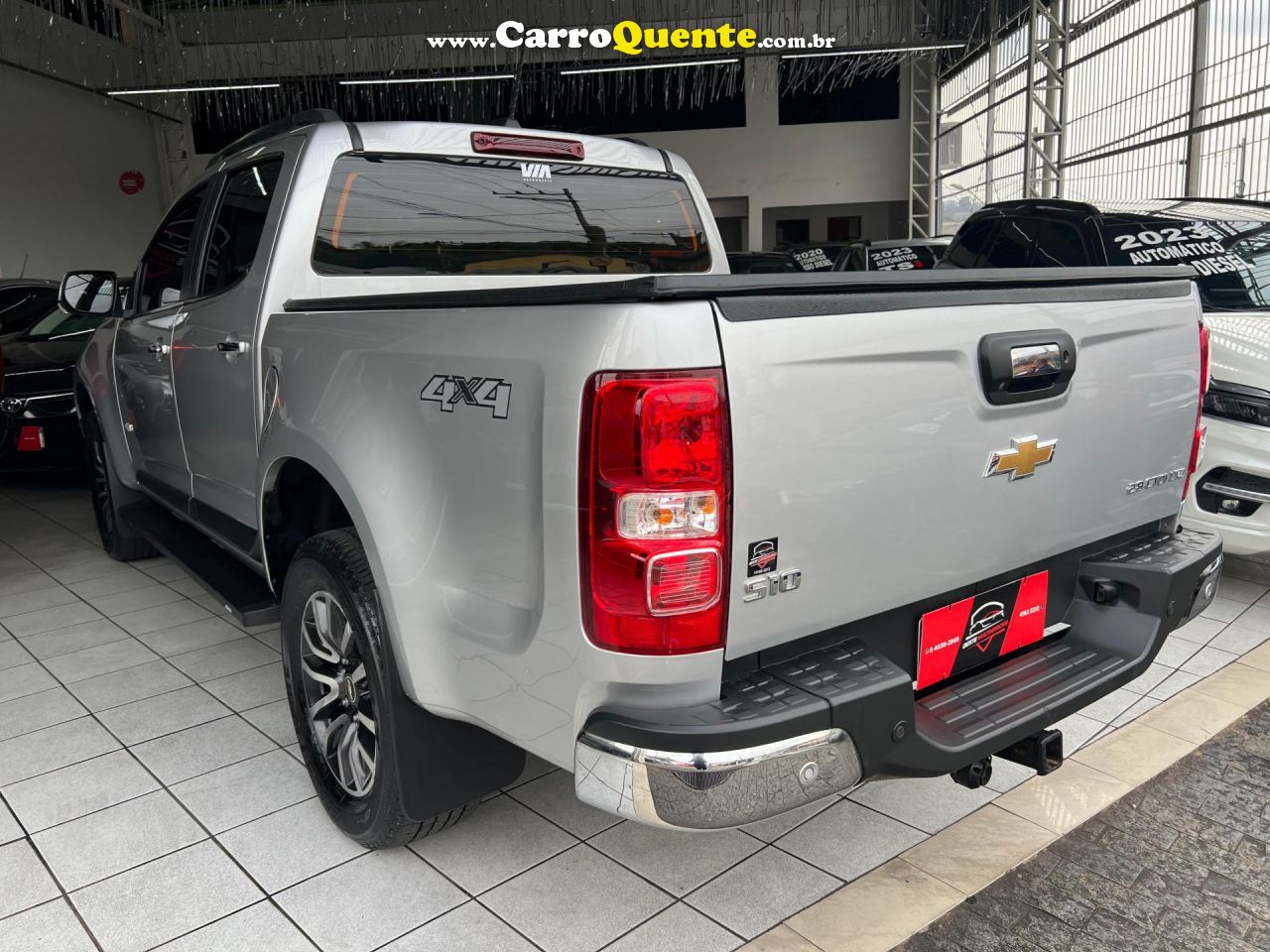 CHEVROLET   S10 PICK-UP LTZ 2.8 TDI 4X4 CD DIES.AUT   PRATA 2021 2.8 GASOLINA - Loja