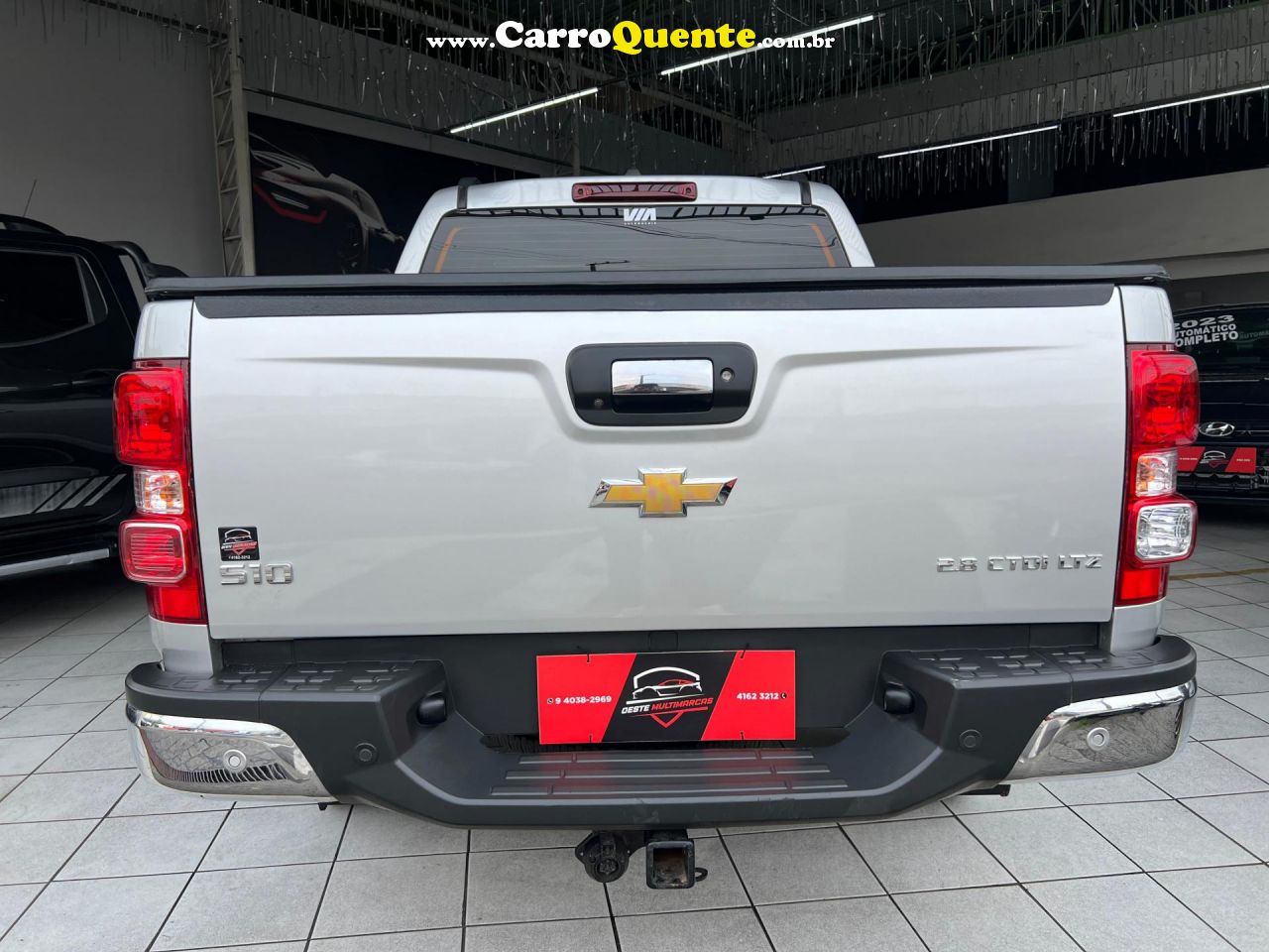 CHEVROLET   S10 PICK-UP LTZ 2.8 TDI 4X4 CD DIES.AUT   PRATA 2021 2.8 GASOLINA - Loja