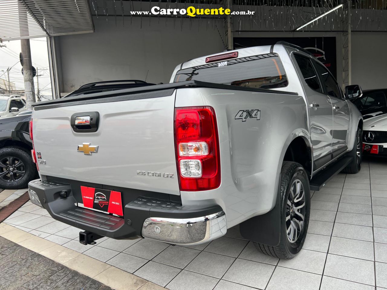 CHEVROLET   S10 PICK-UP LTZ 2.8 TDI 4X4 CD DIES.AUT   PRATA 2021 2.8 GASOLINA - Loja