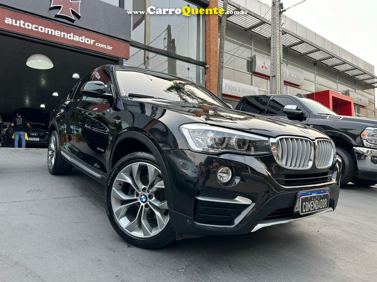 BMW   X4 XDRIVE 28I X-LINE 2.0 TURBO 245CV AUT   PRETO 2018 2.0 GASOLINA - Loja