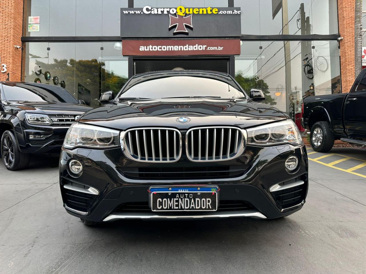 BMW   X4 XDRIVE 28I X-LINE 2.0 TURBO 245CV AUT   PRETO 2018 2.0 GASOLINA - Loja