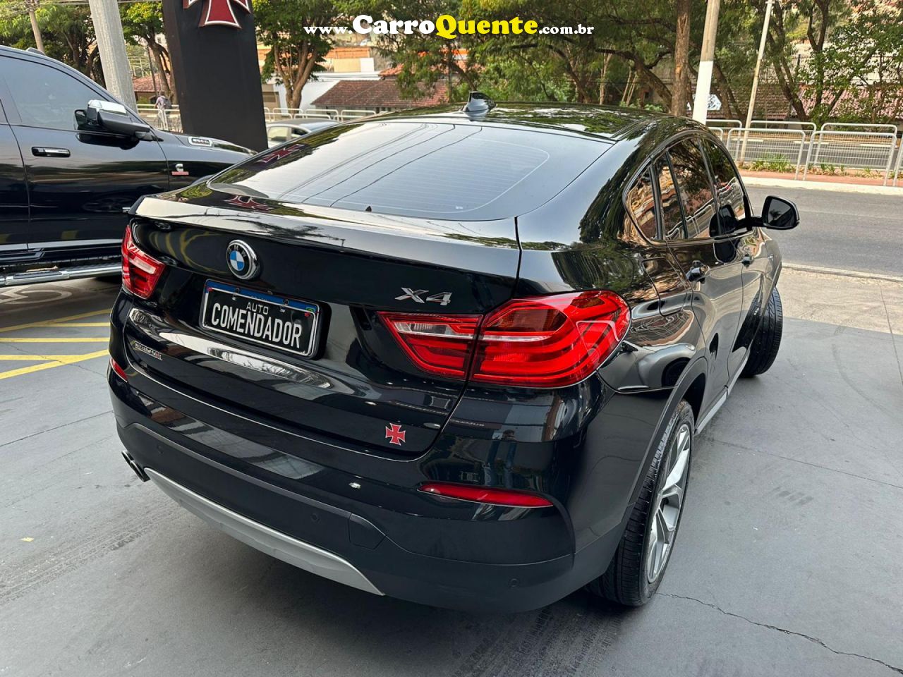 BMW   X4 XDRIVE 28I X-LINE 2.0 TURBO 245CV AUT   PRETO 2018 2.0 GASOLINA - Loja