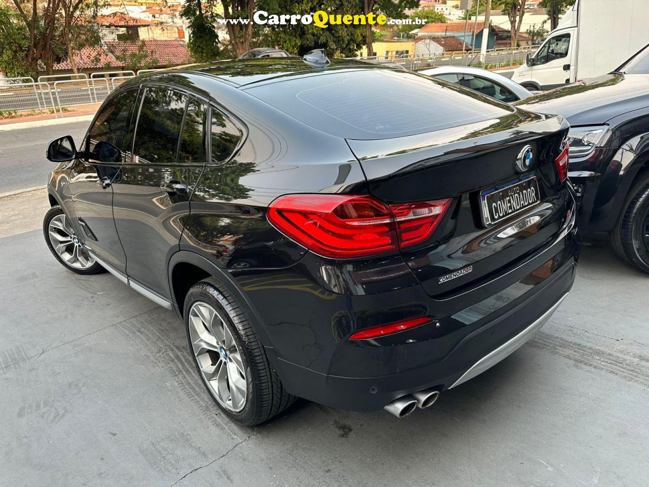 BMW   X4 XDRIVE 28I X-LINE 2.0 TURBO 245CV AUT   PRETO 2018 2.0 GASOLINA - Loja