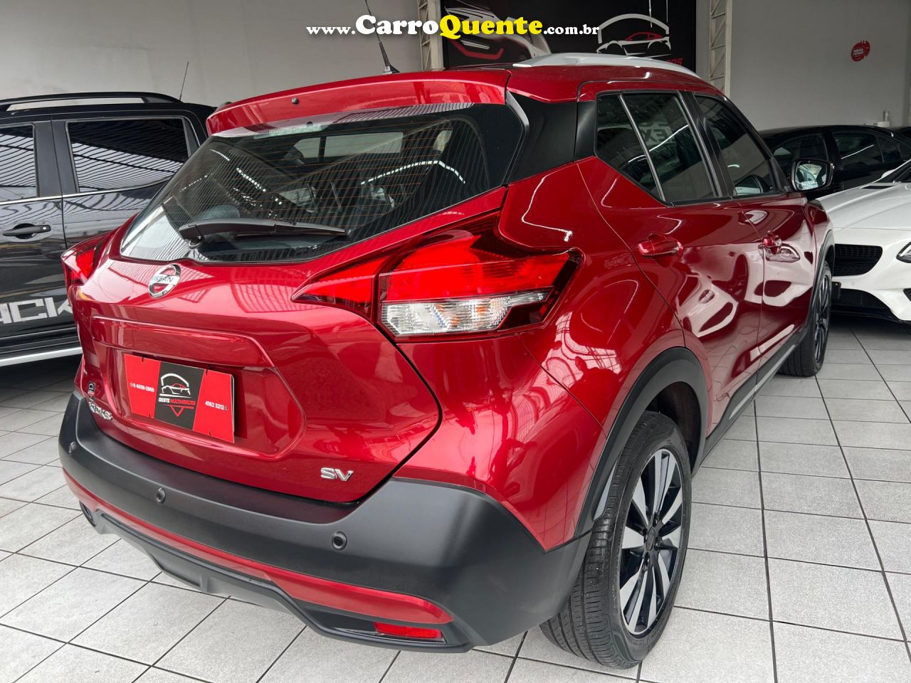 NISSAN   KICKS SV 1.6 16V FLEXSTAR 5P AUT.   VERMELHO 2020 1.6 GASOLINA - Loja