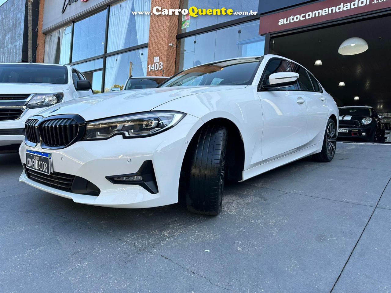 BMW   320IA 2.0 TURBOACTIVEFLEX 16VGP  4P   BRANCO 2022 2.0 FLEX - Loja