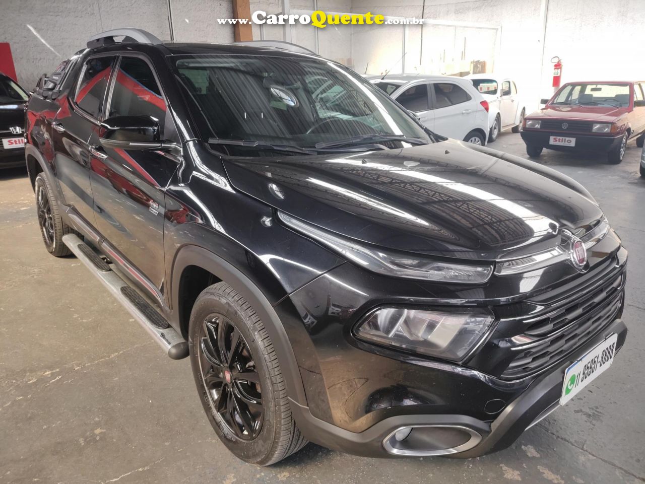 FIAT   TORO VOLCANO 2.0 16V 4X4 TB DIESEL AUT.   PRETO 2020 2.0 DIESEL - Loja