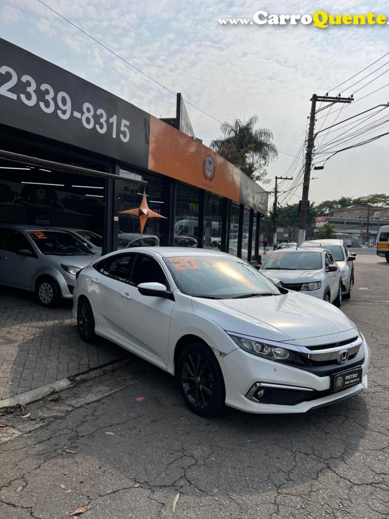 HONDA   CIVIC SEDAN EXL 2.0 FLEX 16V AUT.4P   BRANCO 2020 2.0 FLEX - Loja