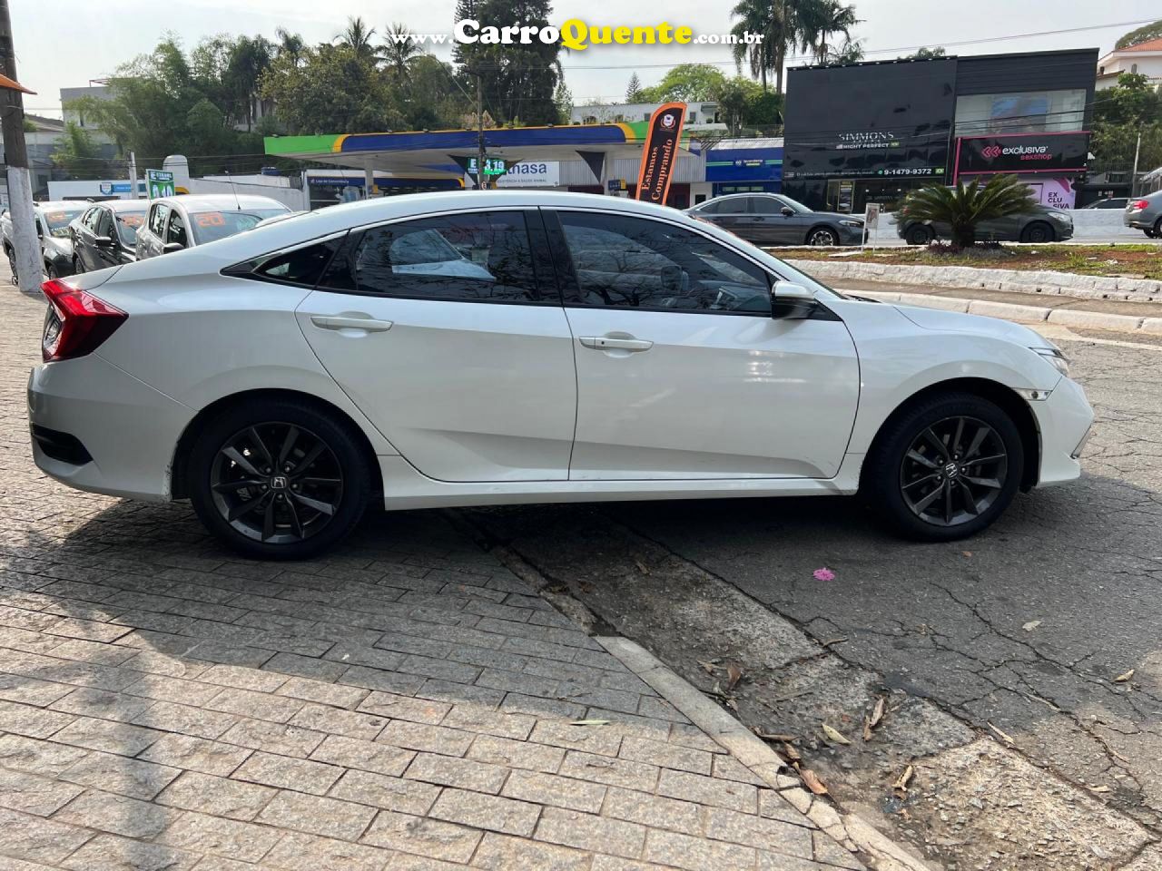 HONDA   CIVIC SEDAN EXL 2.0 FLEX 16V AUT.4P   BRANCO 2020 2.0 FLEX - Loja