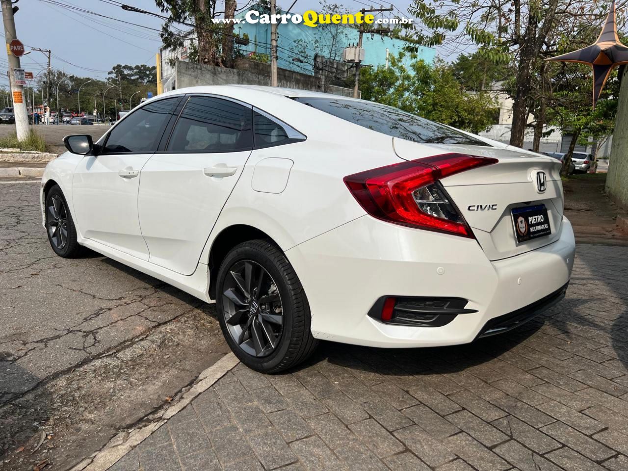 HONDA   CIVIC SEDAN EXL 2.0 FLEX 16V AUT.4P   BRANCO 2020 2.0 FLEX - Loja