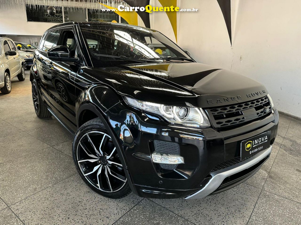 LAND ROVER   RANGE R.EVOQUE DYNAMIC TECH 2.0 AUT 5P   PRETO 2013 2.0 GASOLINA - Loja