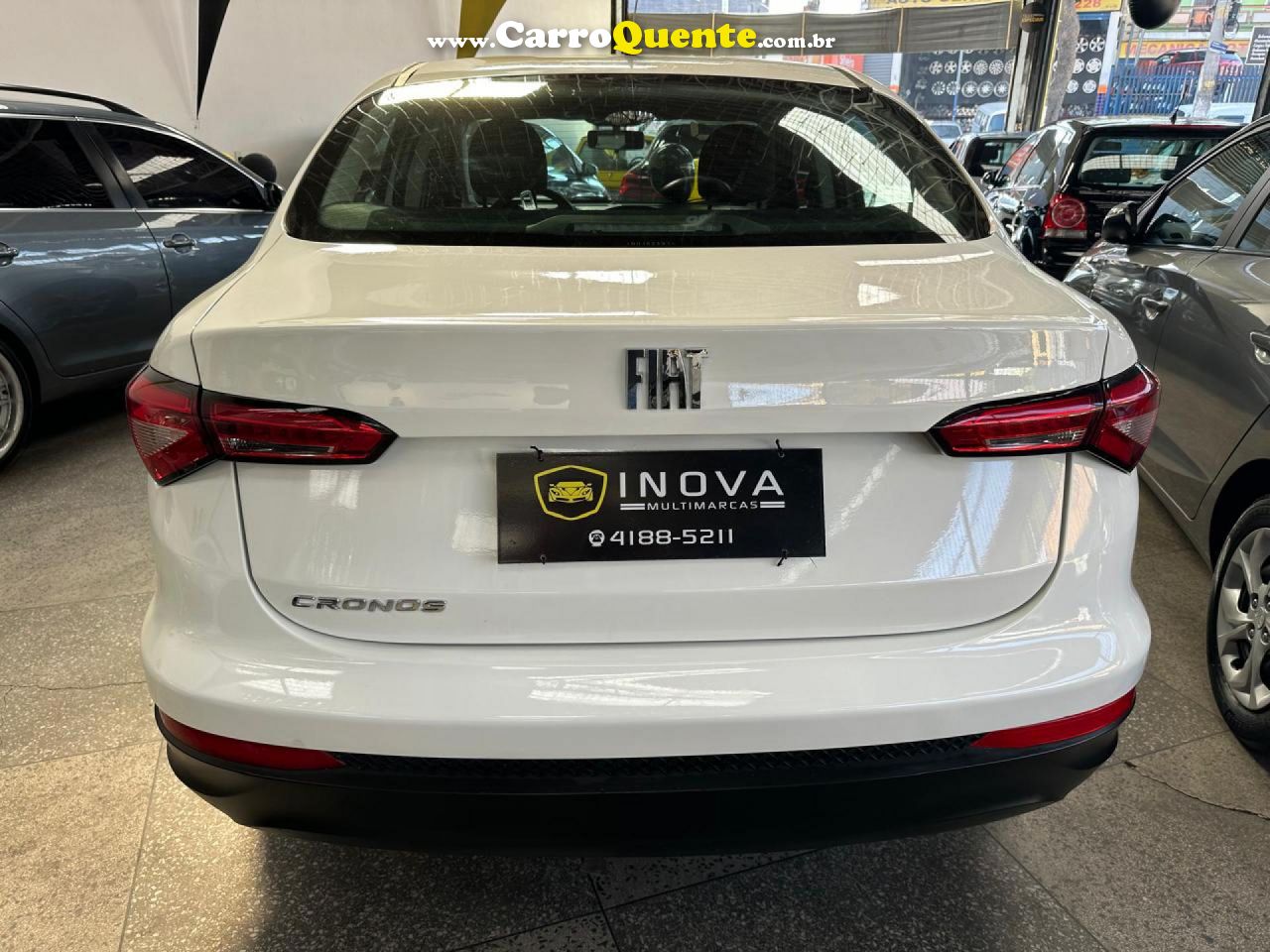 FIAT   CRONOS 1.3 8V FLEX   BRANCO 2022 1.3 FLEX - Loja