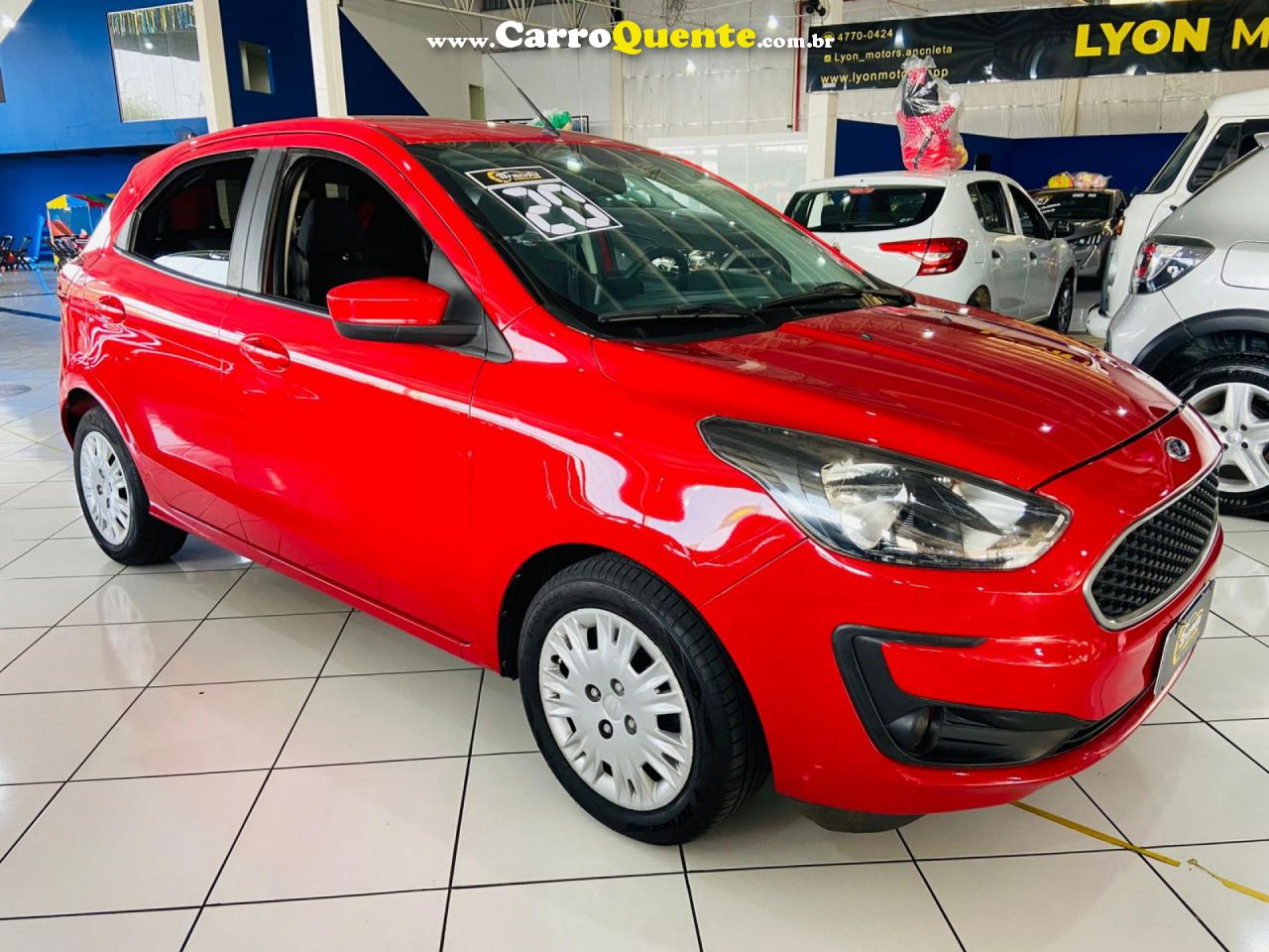 FORD   KA 1.5 SE PLUS 12V FLEX 5P MEC.   VERMELHO 2020 1.5 FLEX - Loja