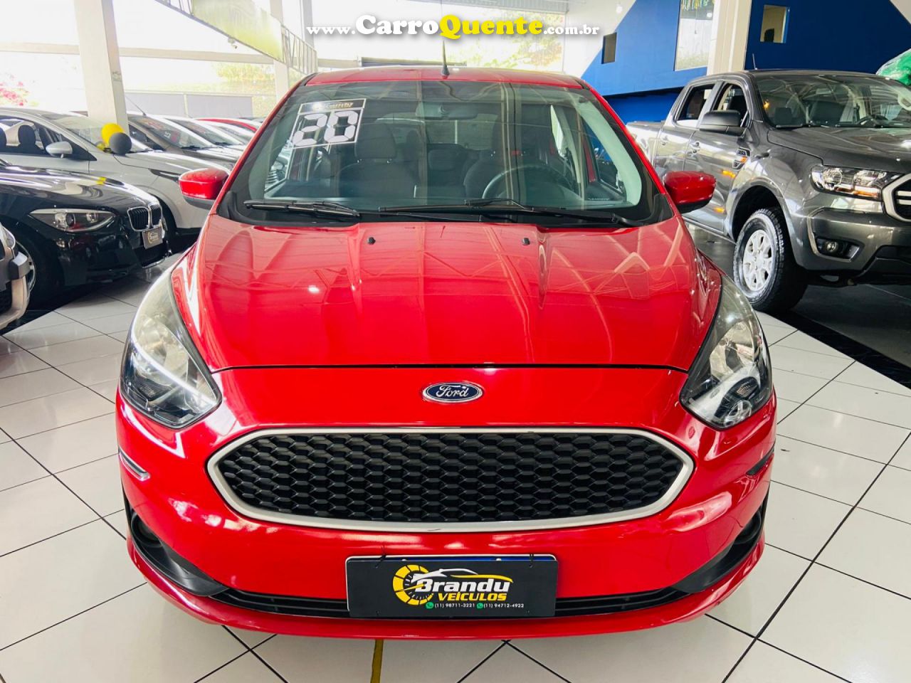 FORD   KA 1.5 SE PLUS 12V FLEX 5P MEC.   VERMELHO 2020 1.5 FLEX - Loja