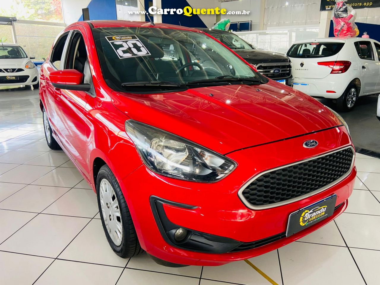 FORD   KA 1.5 SE PLUS 12V FLEX 5P MEC.   VERMELHO 2020 1.5 FLEX - Loja