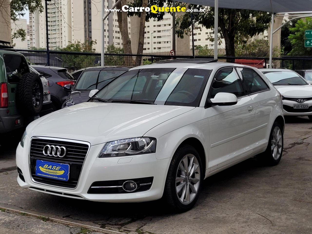 AUDI   A3 SPORT 2.0 16V TFSI S- TRONIC   BRANCO 2012 2.0 GASOLINA - Loja