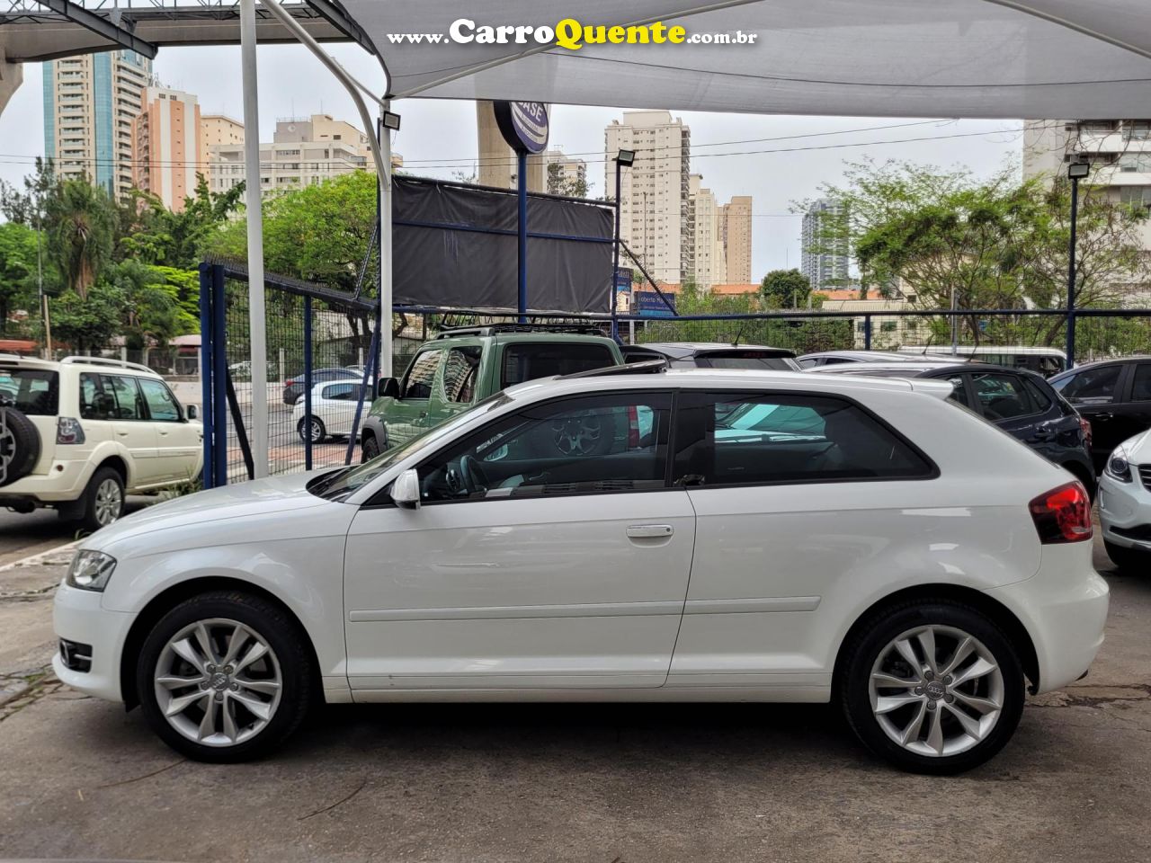 AUDI   A3 SPORT 2.0 16V TFSI S- TRONIC   BRANCO 2012 2.0 GASOLINA - Loja