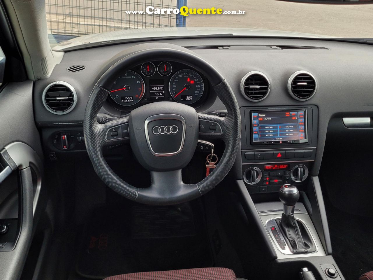 AUDI   A3 SPORT 2.0 16V TFSI S- TRONIC   BRANCO 2012 2.0 GASOLINA - Loja