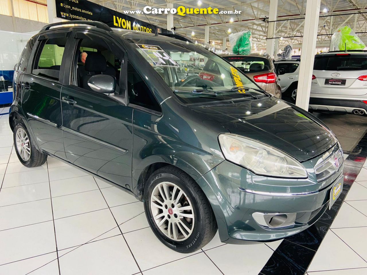 FIAT   IDEA ESSENCE 1.6 FLEX 16V 5P   CINZA 2013 1.6 FLEX - Loja