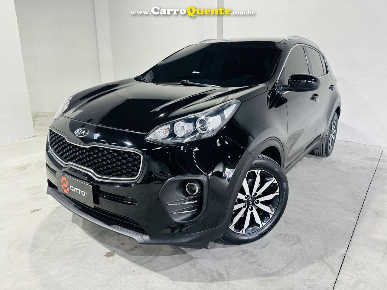 KIA   SPORTAGE LX 2.0 16V 2.0 16V FLEX  AUT.   PRETO 2018 2.0 FLEX - Loja