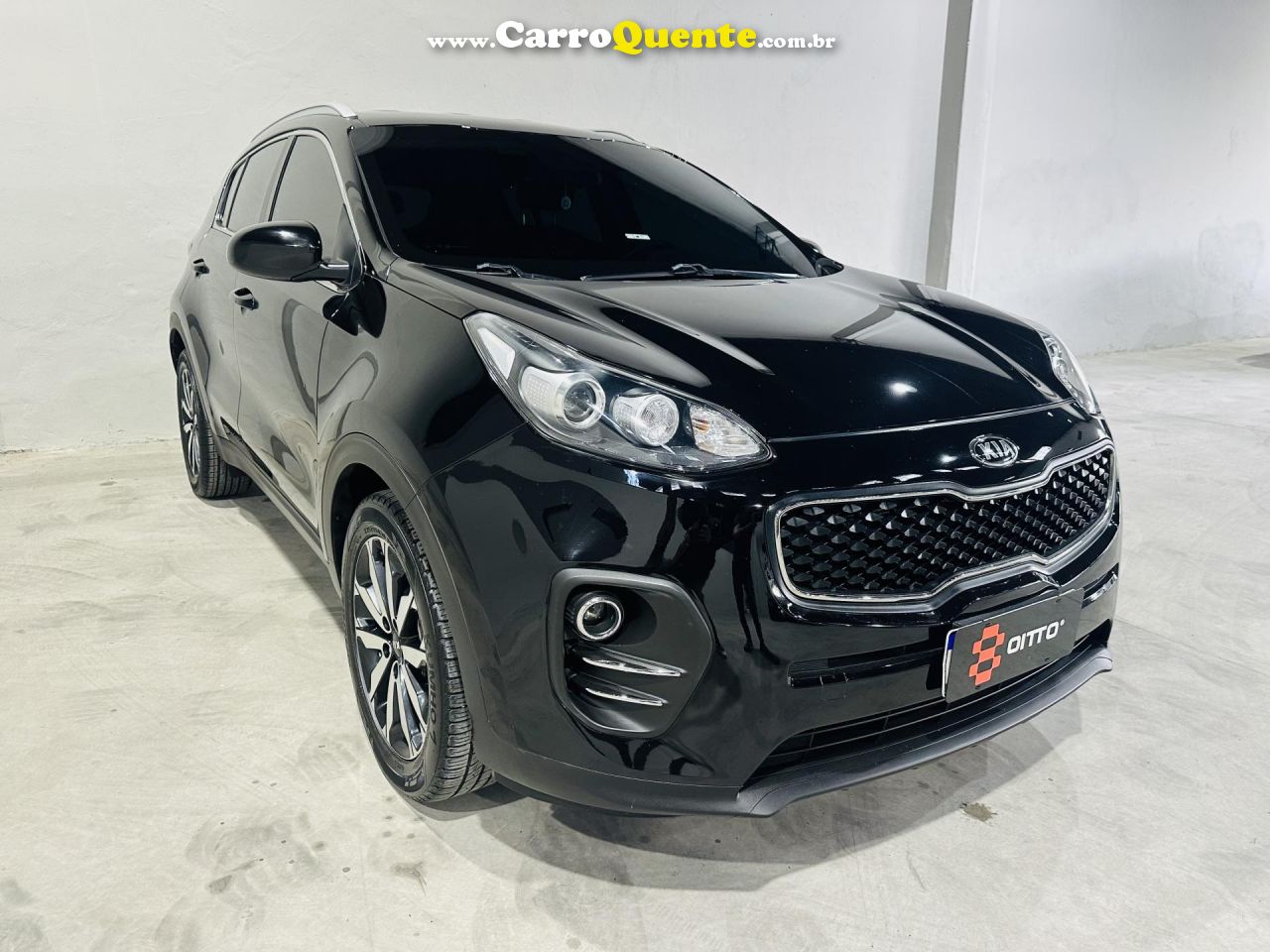 KIA   SPORTAGE LX 2.0 16V 2.0 16V FLEX  AUT.   PRETO 2018 2.0 FLEX - Loja