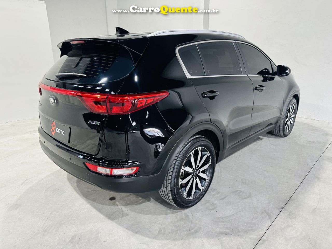 KIA   SPORTAGE LX 2.0 16V 2.0 16V FLEX  AUT.   PRETO 2018 2.0 FLEX - Loja