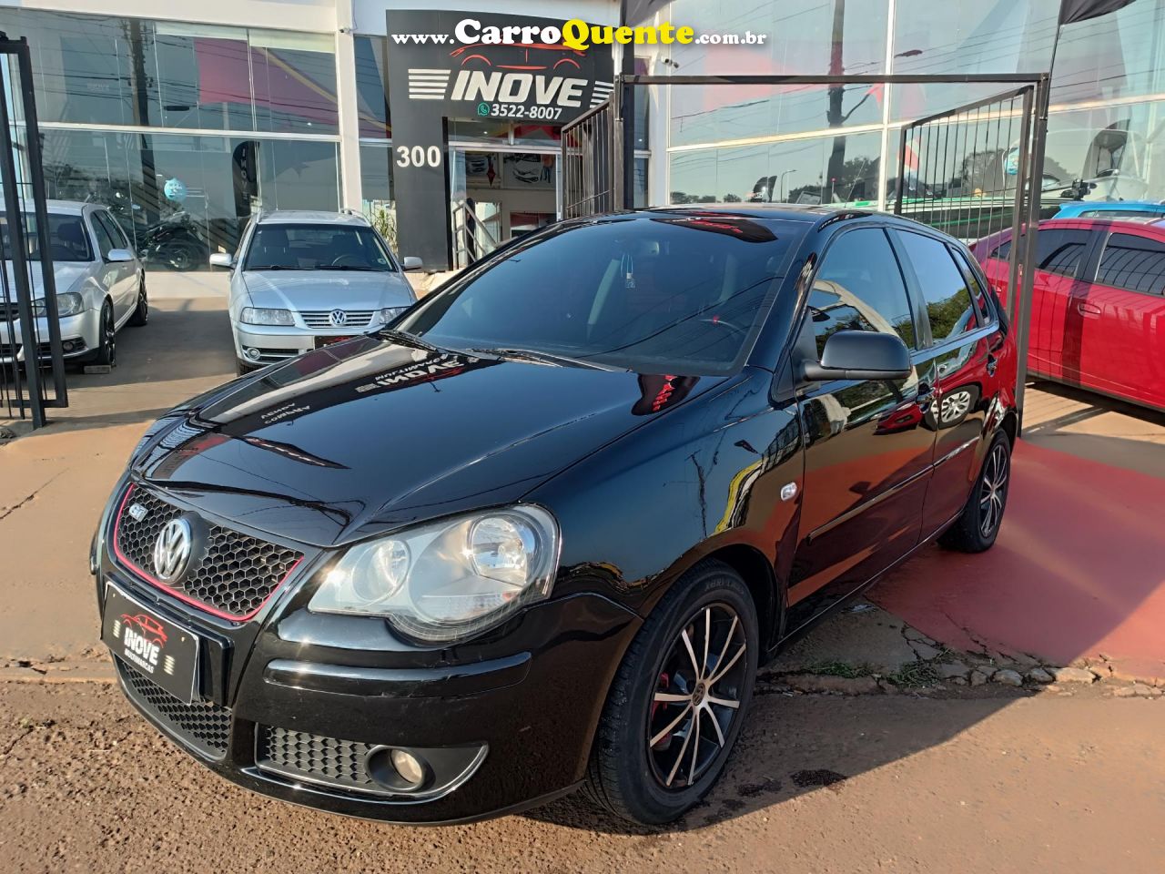 VOLKSWAGEN   POLO GT 2.0 MI TOTAL FLEX 8V 5P   PRETO 2009 2.0 FLEX - Loja