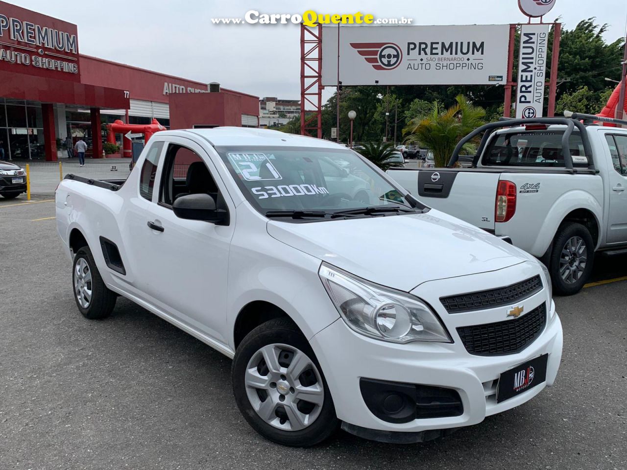 CHEVROLET   MONTANA LS 1.4 ECONOFLEX 8V 2P   BRANCO 2021 1.4 GASOLINA - Loja