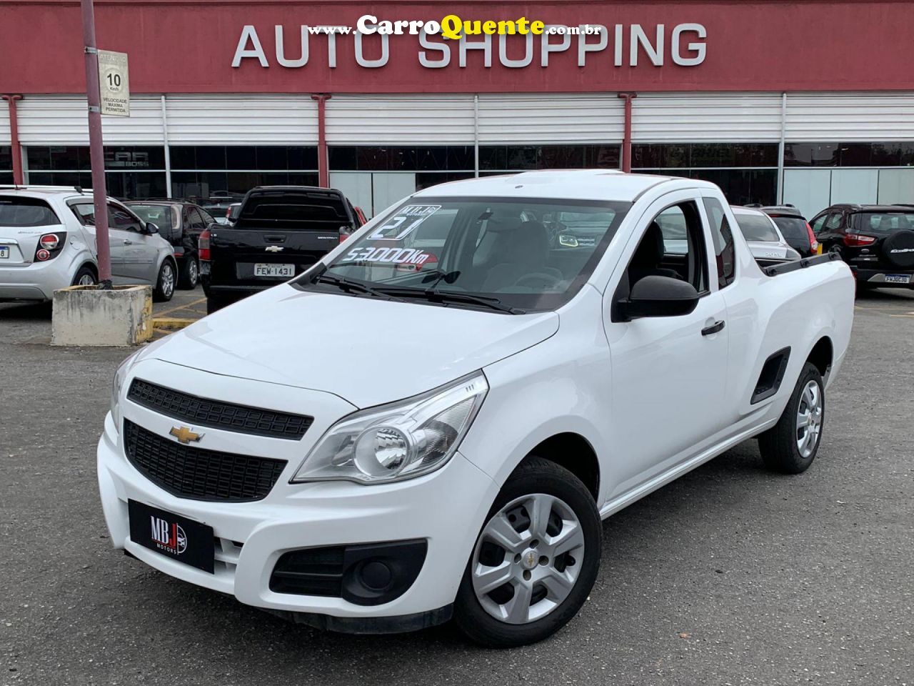 CHEVROLET   MONTANA LS 1.4 ECONOFLEX 8V 2P   BRANCO 2021 1.4 GASOLINA - Loja