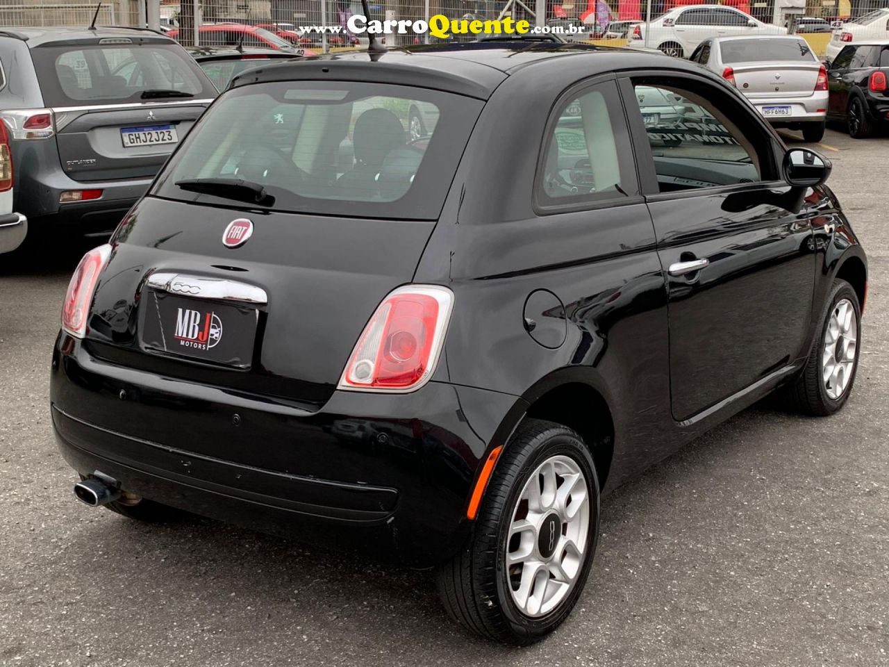 FIAT   500 CULT 1.4 FLEX 8V EVO DUALOGIC   PRETO 2012 1.4 FLEX - Loja