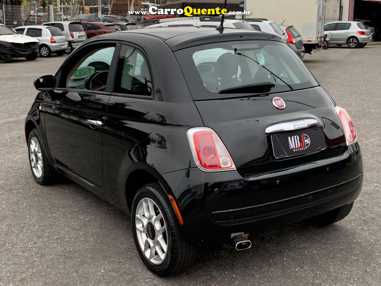 FIAT   500 CULT 1.4 FLEX 8V EVO DUALOGIC   PRETO 2012 1.4 FLEX - Loja