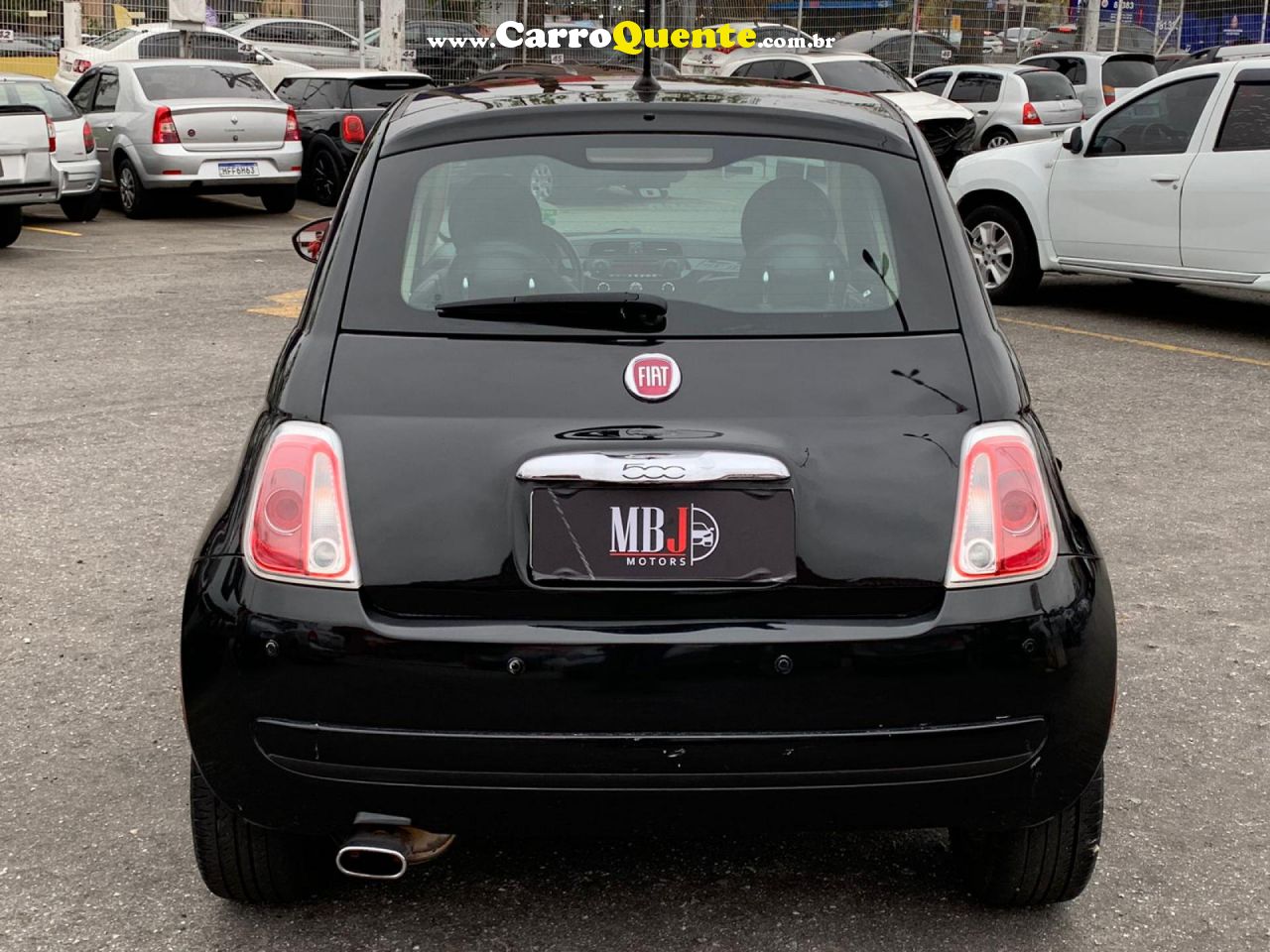 FIAT   500 CULT 1.4 FLEX 8V EVO DUALOGIC   PRETO 2012 1.4 FLEX - Loja