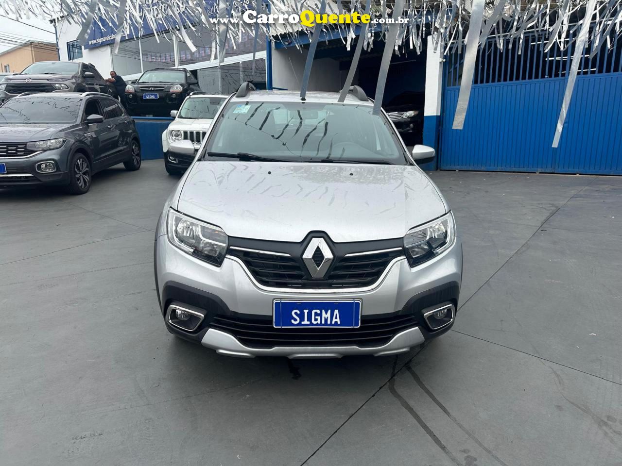 RENAULT   SANDERO SZE 1.6 MT   PRATA 2022 1.6 FLEX - Loja